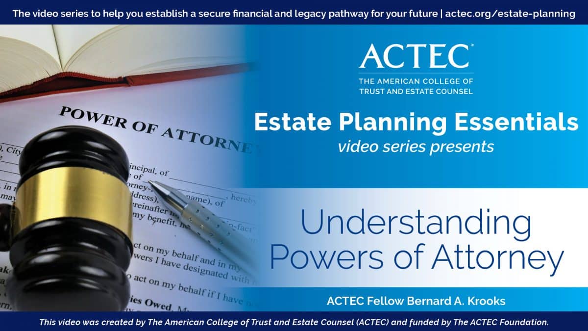 Understanding Power of Attorney